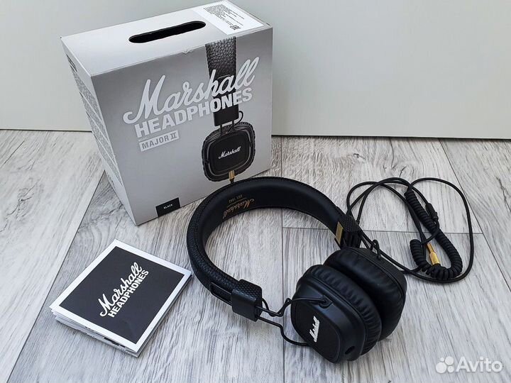 Проводные наушники Marshall Major II Оригинал