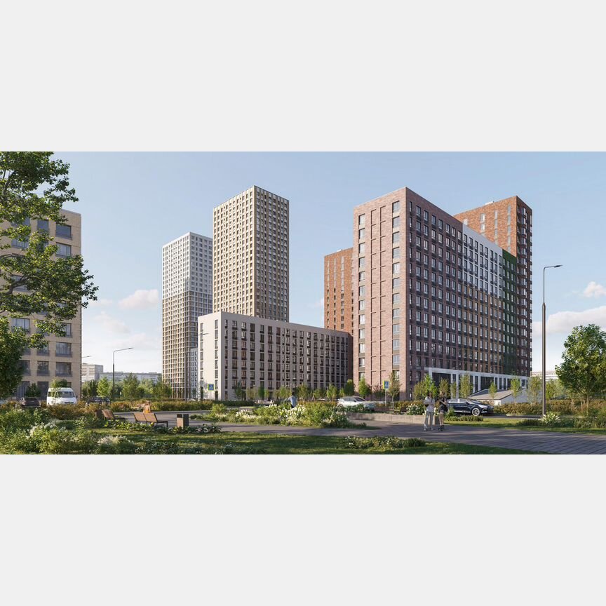 2-к. квартира, 62,8 м², 14/19 эт.