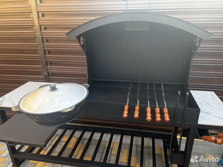 Мангал с крышей