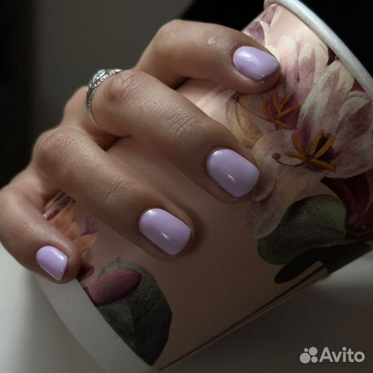 Маникюр с укреплением гелем