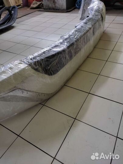 Накладка на передний бампер тойота ленд крузер