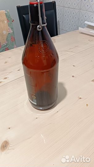 Стеклянная бутылка 1 л