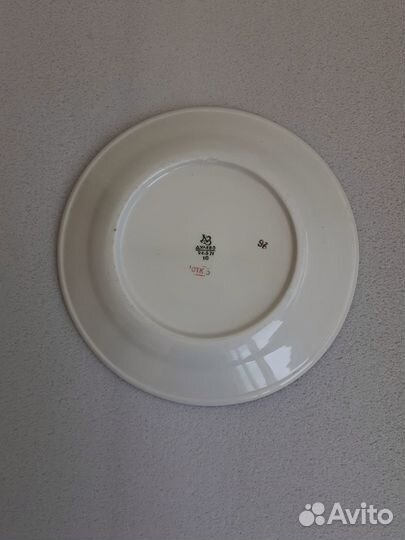 Тарелка фарфоровая вмф Дулево СССР