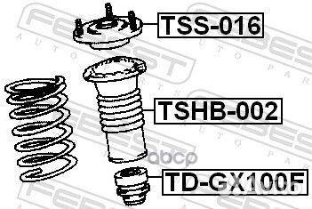 Отбойник переднего амортизатора TD-GX100F Febest