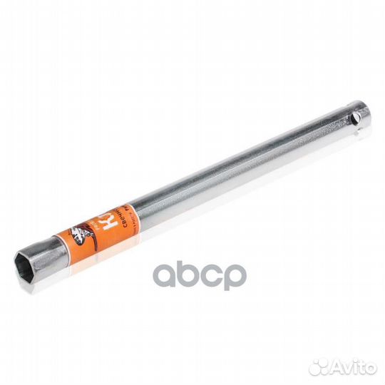 Ключ свечной трубчатый 16*270мм с резиновой вст