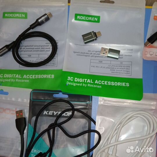 Кабель type c,micro usb,lightning