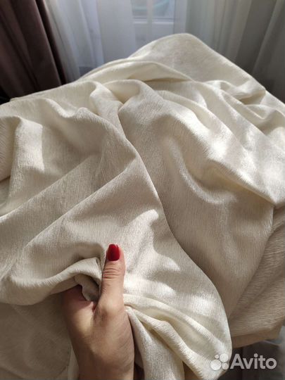 Ткани для штор под лён, рогожка, тюль