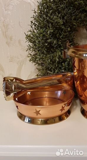 Медное ведро для льда