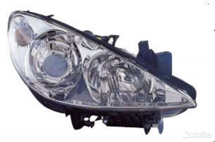 Фара головного света R peugeot 307 05-06