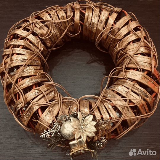 Рождест.светящийся венок(из Финляндии)
