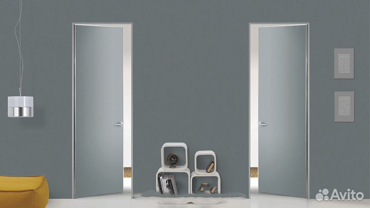 Скрытые межкомнатные двери