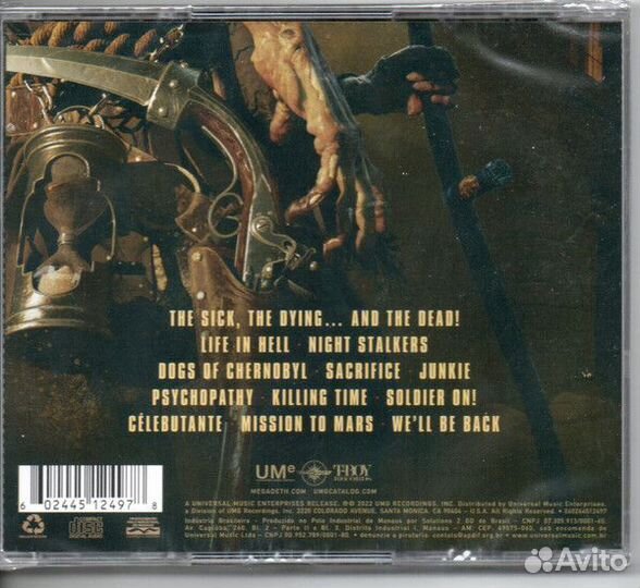 Megadeth - Sick,The Dying. And The Dead(CD)