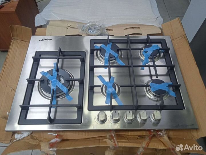 Газовая варочная панель 5 конфорок новая
