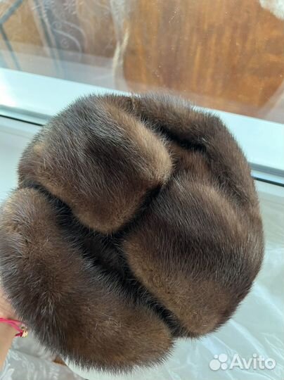 Норковая шапка мужская