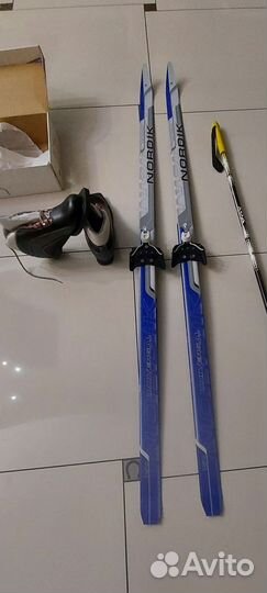 Лыжи беговые с ботинками