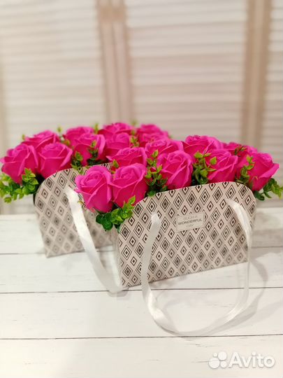 Мыльные розы. Пенные розы. Букет из мыльных роз