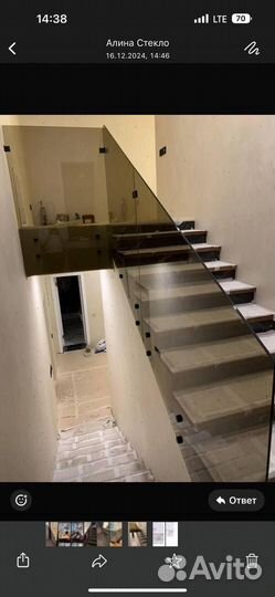 Перила из стекла Ограждения стеклянный