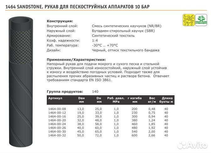 Шланг для пескоструйных аппаратов