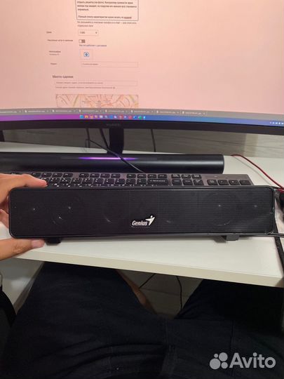 Колонка компьютерные Genius USB SoundBar 100