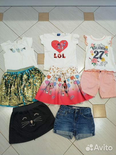 Детские вещи для девочки 4-5 лет
