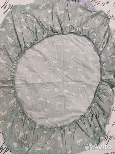 Простыни на резинке 70*90 для кроватки mommy lux