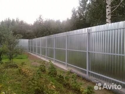 Забор из профнастила
