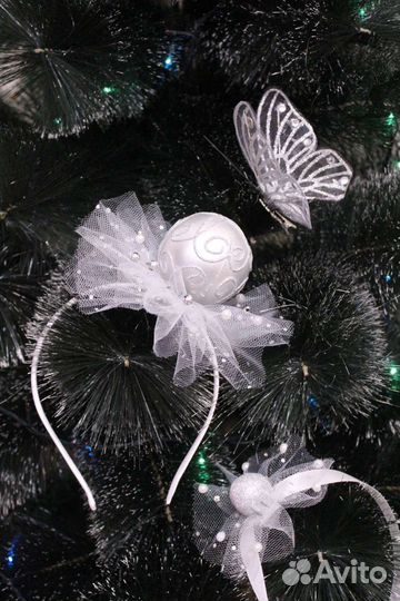 Ободок цветочный Бусинка костюм