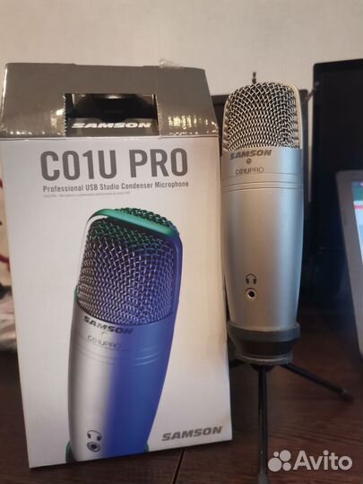 Студийный конденсаторный микрофон Samson c01u pro