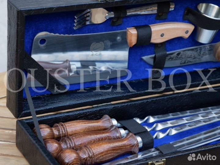 Подарочный набор с шампурами 