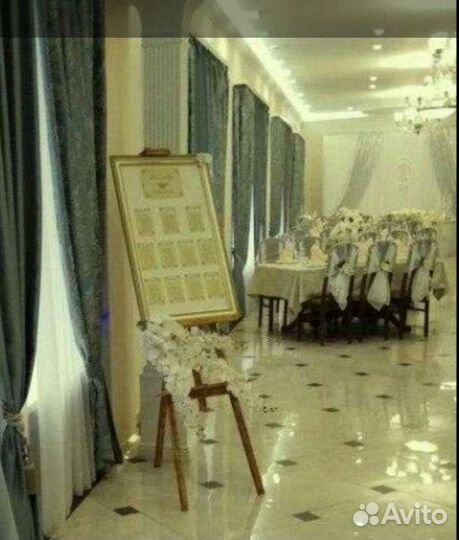 Белый мольберт свадебный