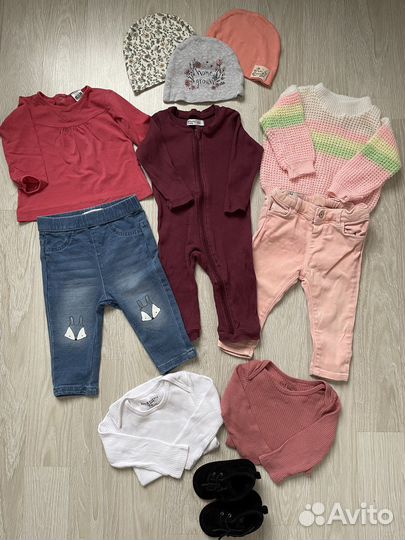 Детские вещи для девочки 6-9мес