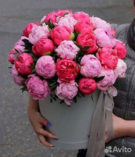 Пионы Розы Доставка