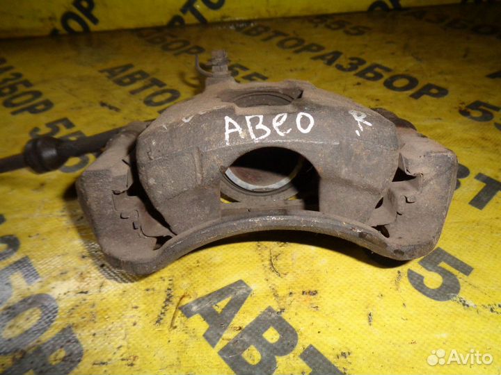 Суппорт передний правый chevrolet aveo T200