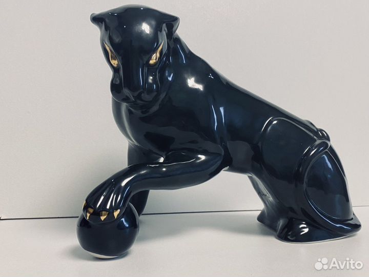 Статуэтка Пантера, Фарфор. ссср, Городница