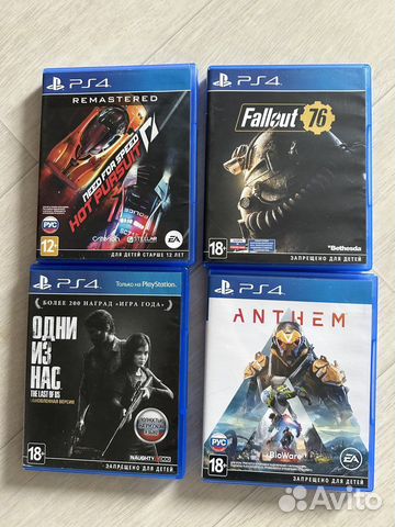 Игры для приставок ps4