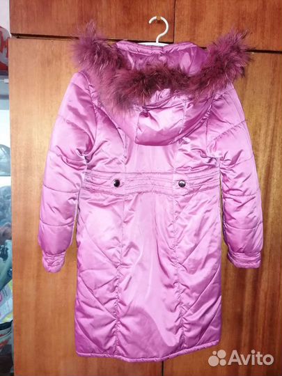 Пальто для девочки 134 зима