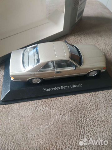 Minichamps. Mercedes Benz 560 SEC. Astralsilber MC