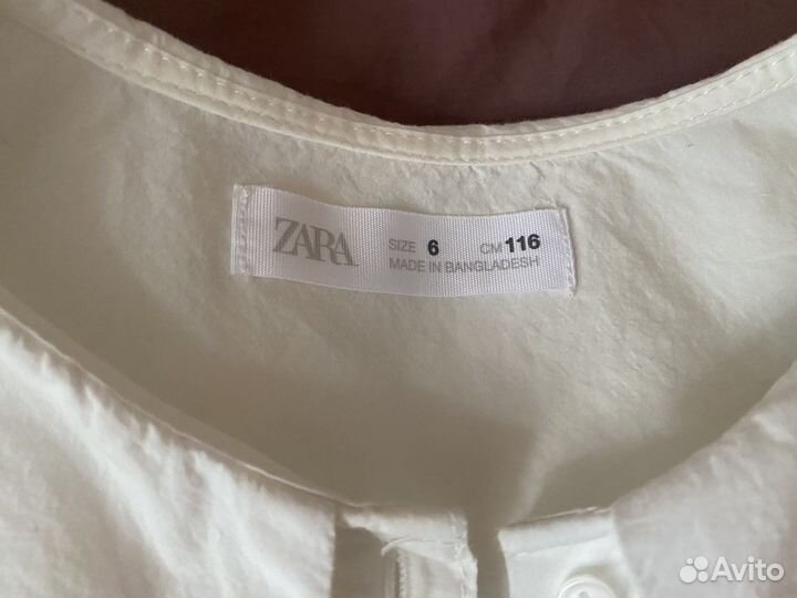 Рубашка для девочки новая Zara