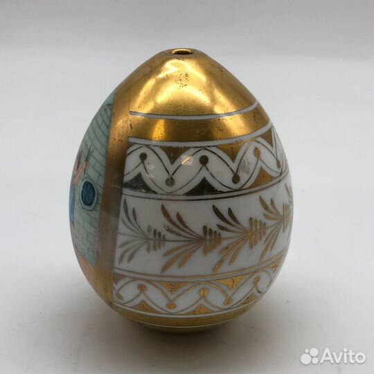 Фарфоровое яйцо с библейским сюжетом, 19 век