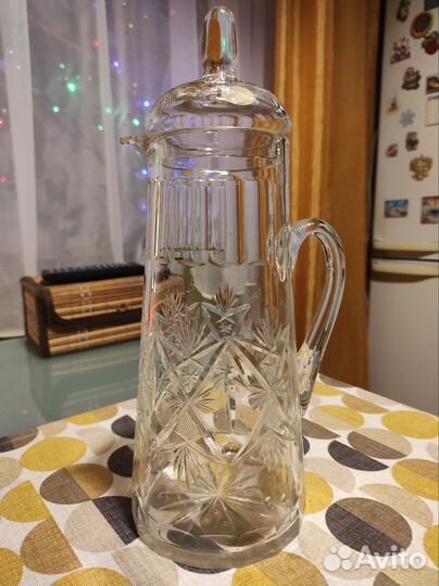 Кувшин хрустальный советский