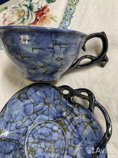 Чайная пара авторская керамика