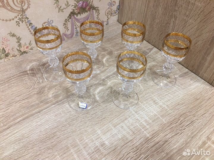 Хрусталь стекло СССР рюмки бокалы армуды