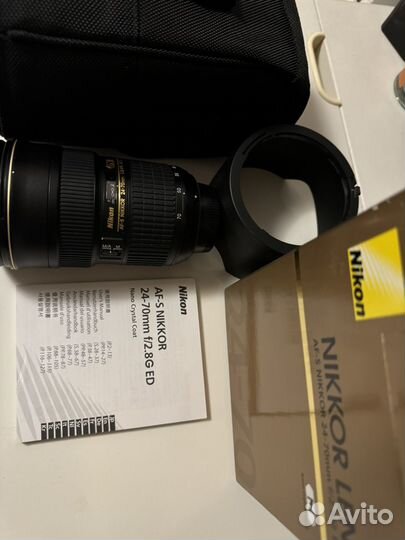 Nikon 24 70mm f 2.8g ed af s