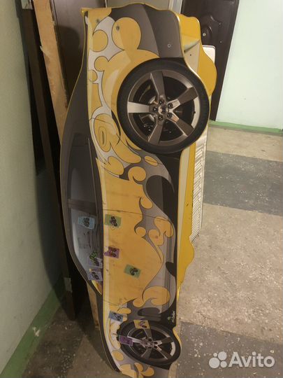 Детская кровать машина бу с матрасом