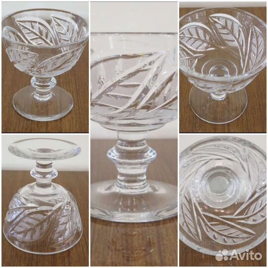 Фужеры, стаканы, стопки, вазы. Хрусталь