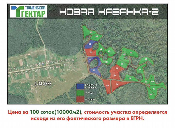 Участок 100 сот. (СНТ, ДНП)