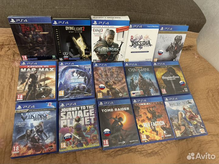 Много игр на ps 4 ps5
