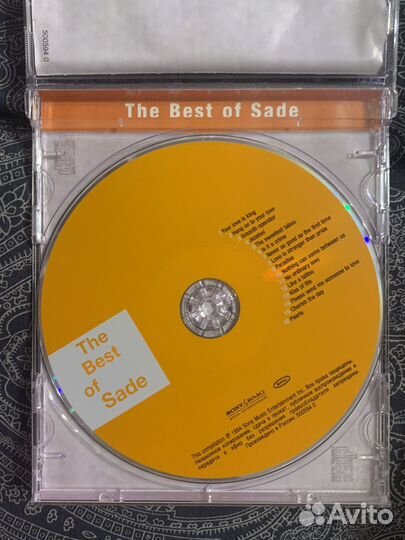 The best of sade cd