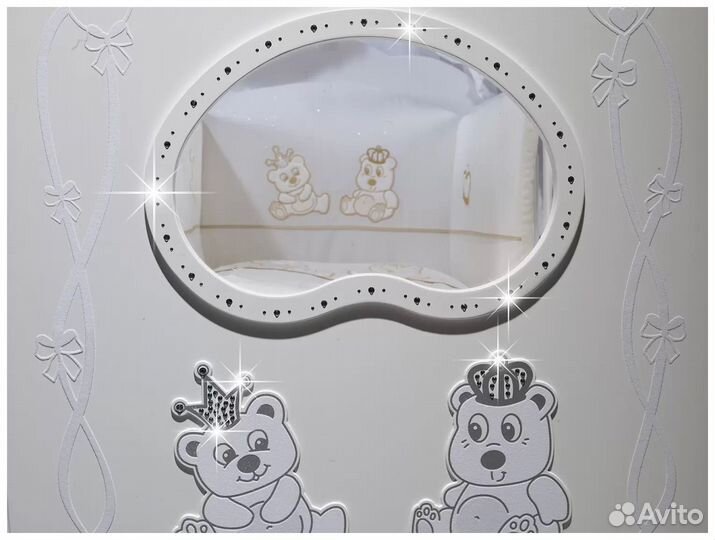 Итальянская детская кроватка Feretti majesty