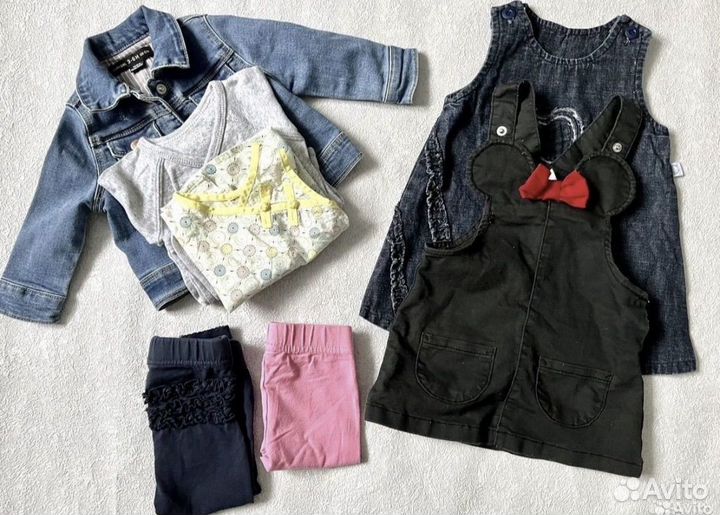 Детские вещи на девочку пакетом 68